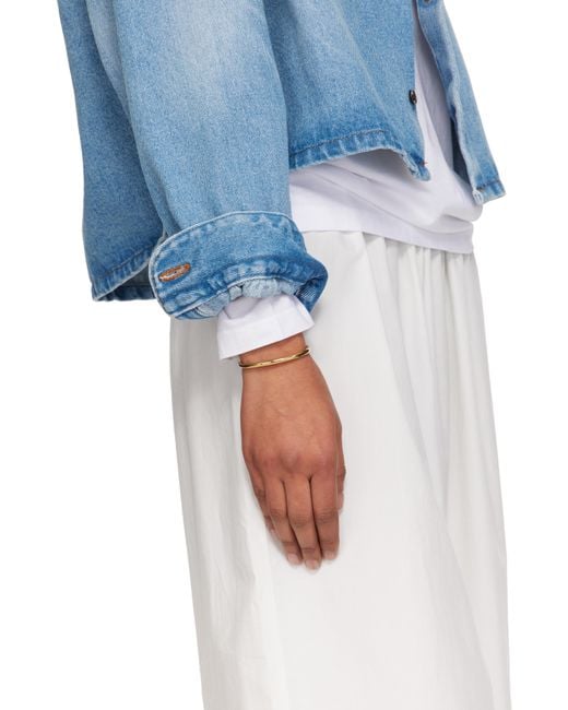 A.P.C. Black Jonc Circle Bracelet for men