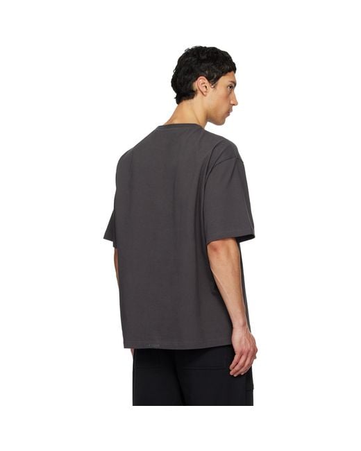 we11done Black T-Shirt for men