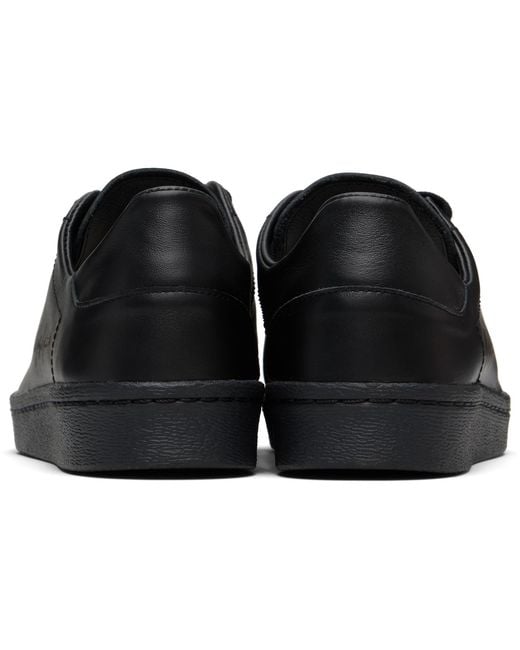 Y-3 Black Superstar Sneakers for men