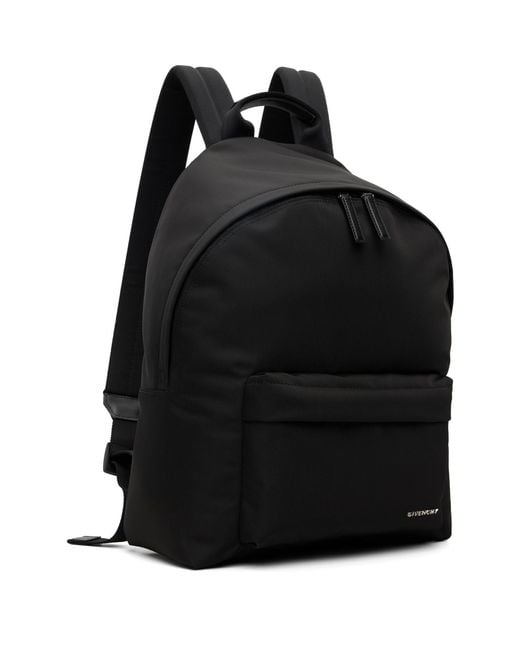 Givenchy Black Essential U Backpack for men