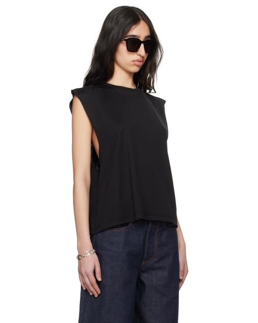 Meta Campania Collective Black Nat Tank Jersey Cotton Surfer T-Shirt