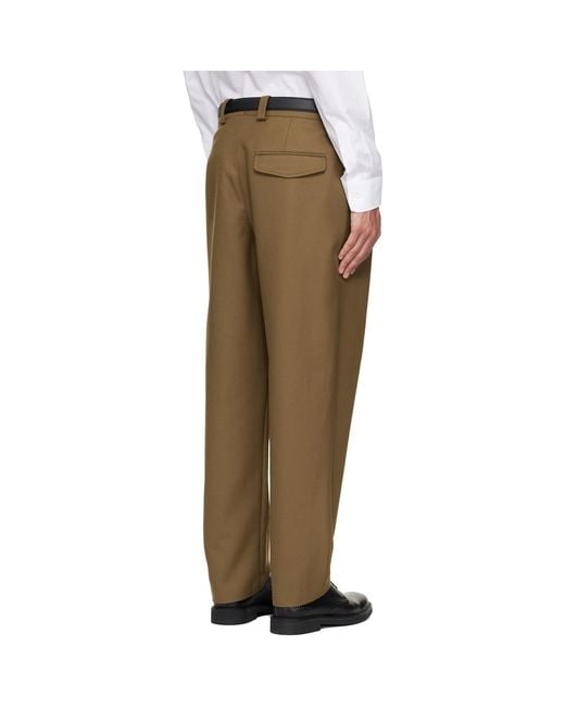 A.P.C. Natural Tan Renato Trousers for men