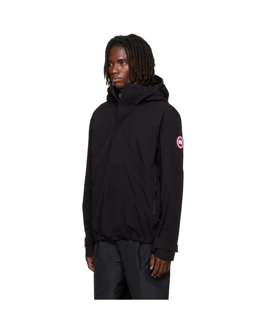 Canada Goose Black Rupert Rain Jacket for men