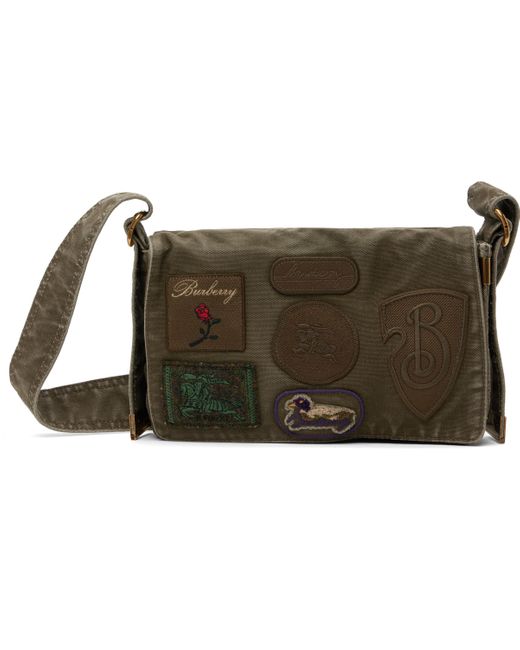 Sac À Bandoulière De Style Trench Kaki Burberry pour homme en coloris Black