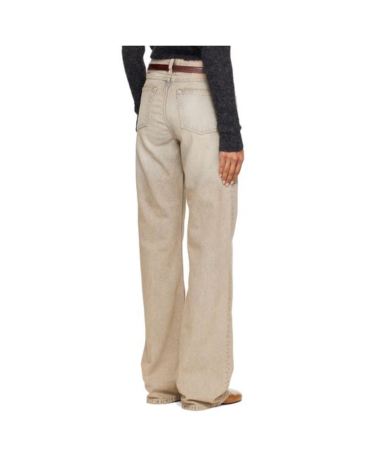 Our Legacy Natural Boot Cut Jeans
