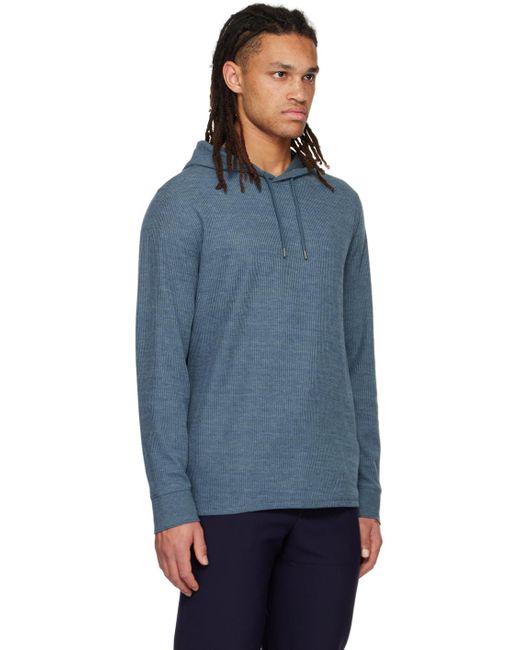 メンズ Vince ブルー サーマル フーディ Black