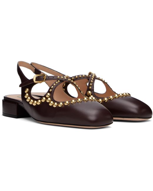Bally Black Rina Slingback Heels