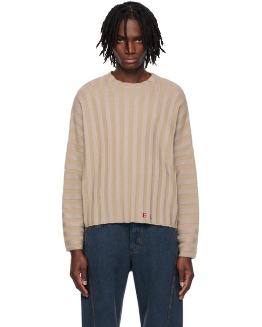 Eckhaus Latta Blue Keyboard Sweater for men