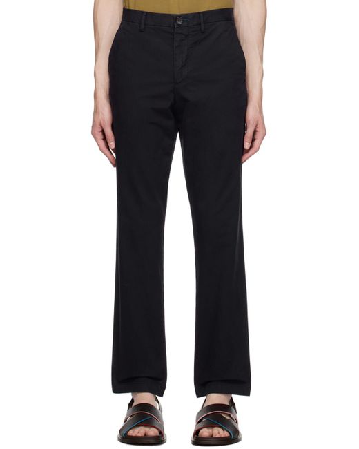 PS by Paul Smith Black Navy Slim Fit Trousers for men