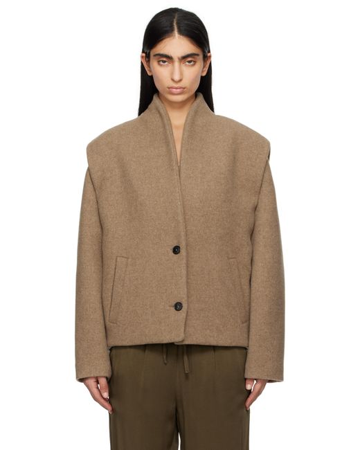 Isabel Marant トープ Drogo ジャケット Brown