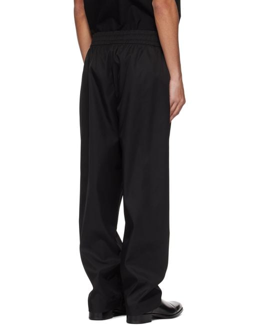 メンズ Fear Of God ブラック センターシーム トラックパンツ Black