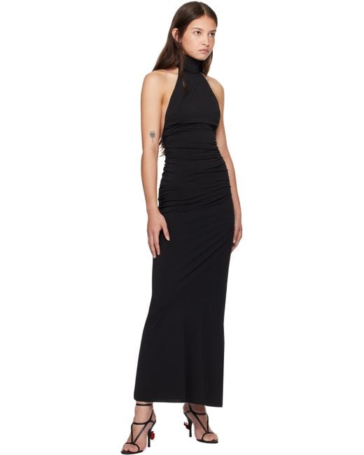 Bec & Bridge Black Larsen Racer Maxi Dress