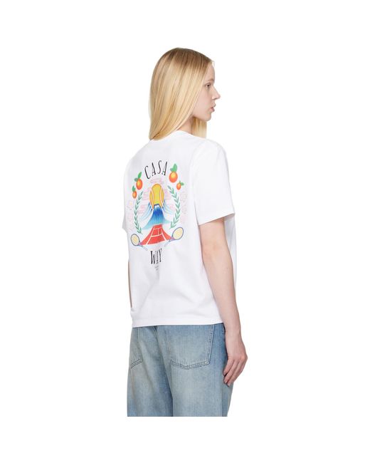 Casablanca White Casa Way T Shirt