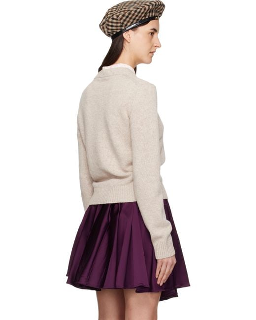 Ganni Multicolor Wool Mix Cardigan