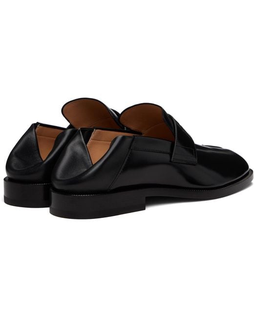 Maison Margiela Black Tabi Babouche Loafers for men