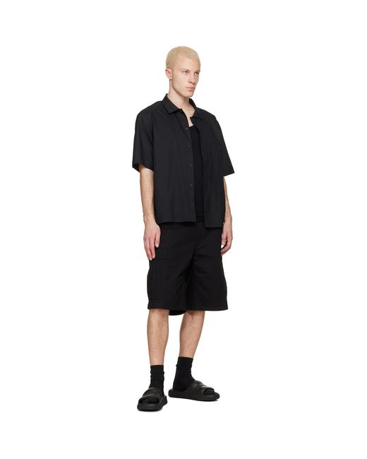 Moncler Black Altive Slides for men