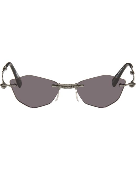 Kuboraum Black Gunmetal H48 Sunglasses for men