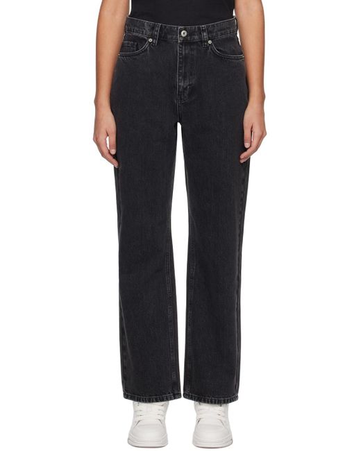 Axel Arigato Black Sly Mid-rise Jeans