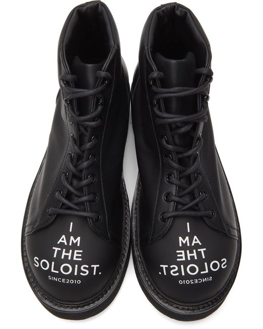TAKAHIROMIYASHITA TheSoloist. Clown Boots in Black for Men | Lyst
