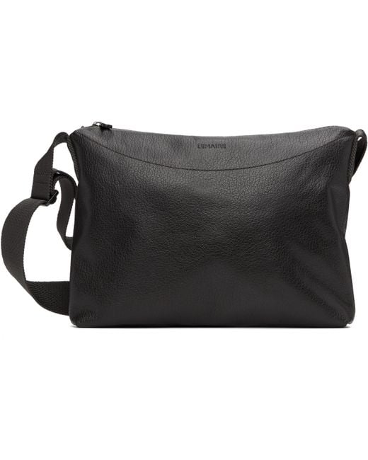 Lemaire Black Small Folio Bag for men