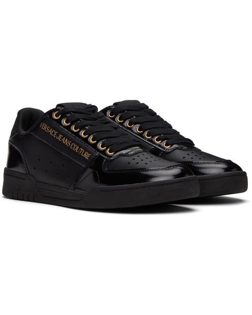 Versace Black Brooklyn Sneakers for men