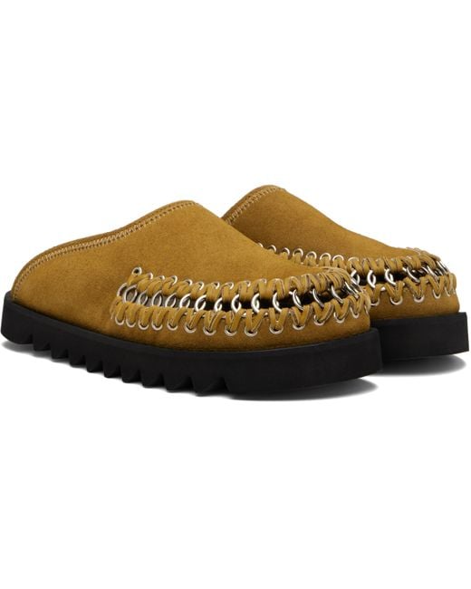 Toga Virilis Black Suede Loafers for men
