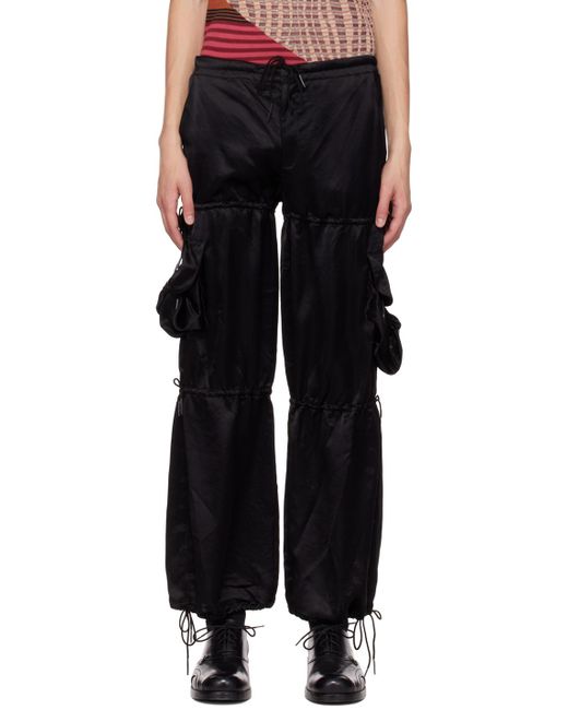 Anna Sui Black Ssense Exclusive Cargo Pants for men