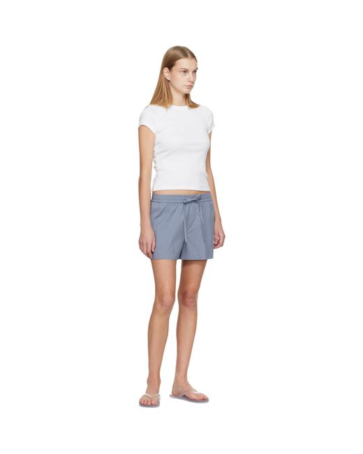 Matteau Blue Relaxed Shorts