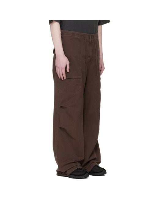 Entire studios Brown Barren Cargo Pants for men