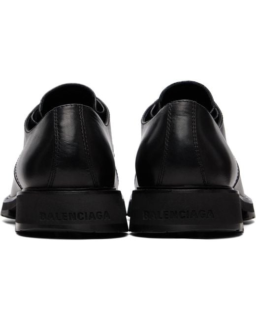 Balenciaga Black Truck Derbys for men