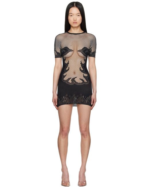 POSTER GIRL Black Pin Up Minidress