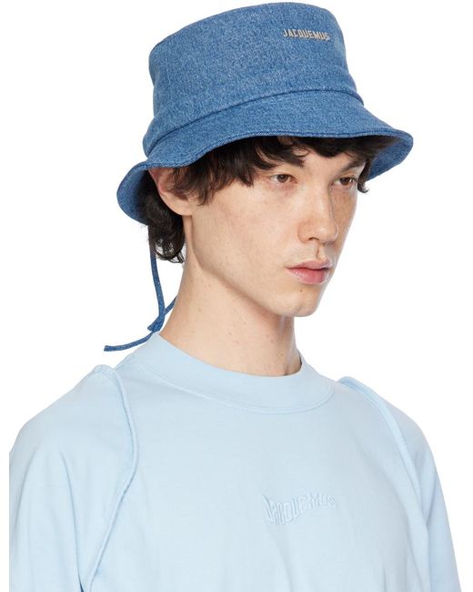 Jacquemus Blue Hat for men
