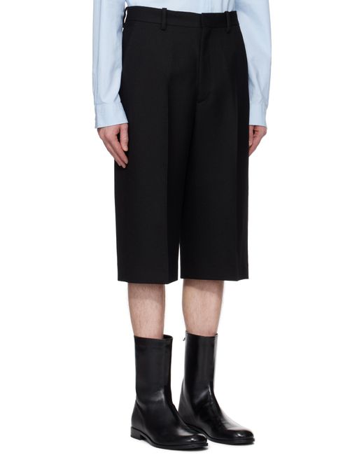 メンズ Acne ブラック テーラードショートパンツ Black