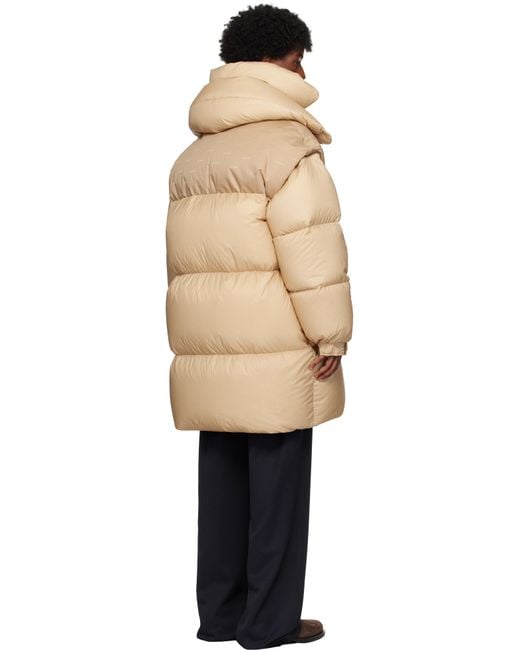 メンズ Moncler Verone ロング ダウンジャケット Black