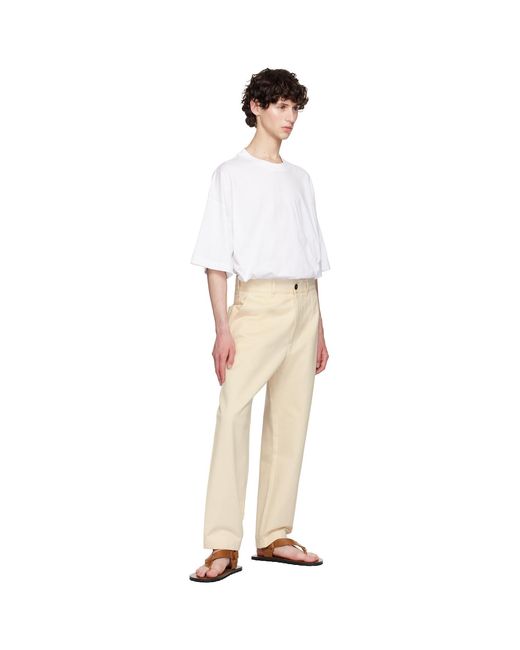 Studio Nicholson White Piu T-Shirt for men