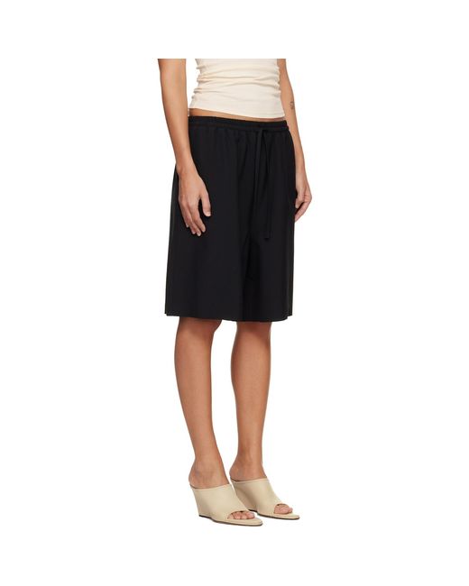 Fear Of God Black Drawstring Shorts