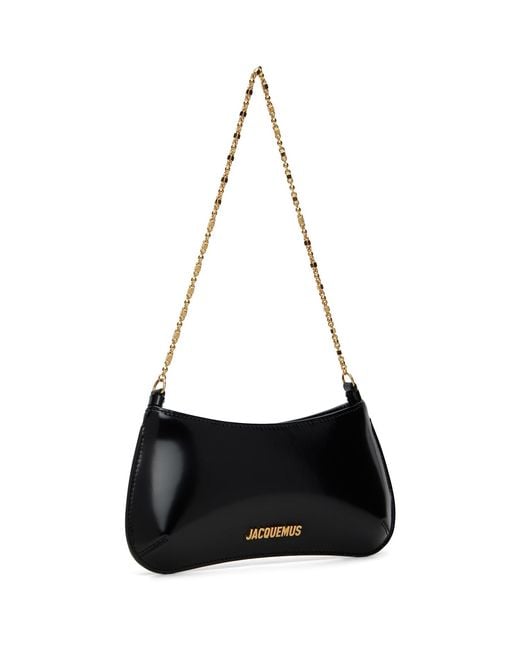 Jacquemus Black Winter Retreat 'The Small Bisou Chaîne' Bag