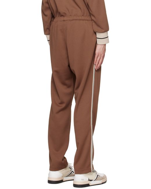Palm Angels Brown Slim-Fit Lounge Pants for men