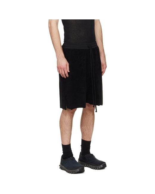 Thom Krom Black M St 517 Shorts for men