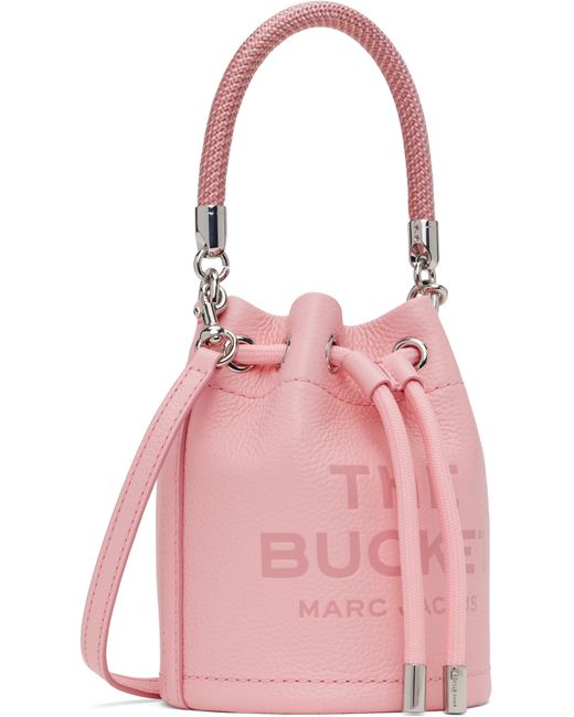 Marc Jacobs 'the Leather Mini Bucket' Bag in Pink | Lyst