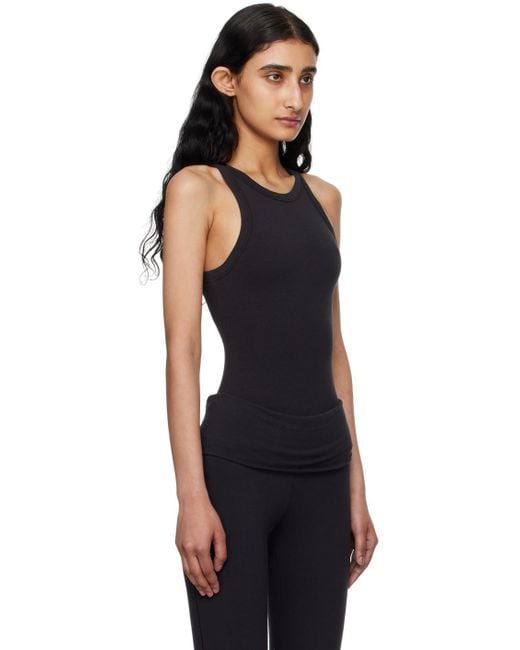 Skims ブラック Cotton Jersey クルーネック タンクトップ Black