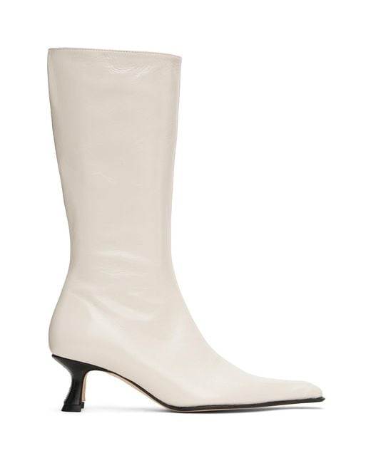 Miista White Rilla Boots