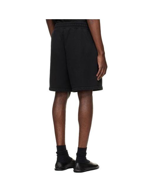 Fear Of God Black Vacation Sweat Shorts for men