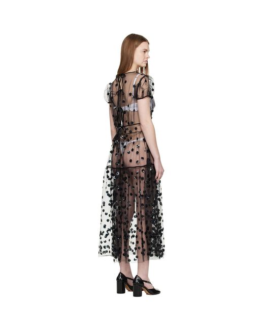 CECILIE BAHNSEN Black Cbnanna Midi Dress