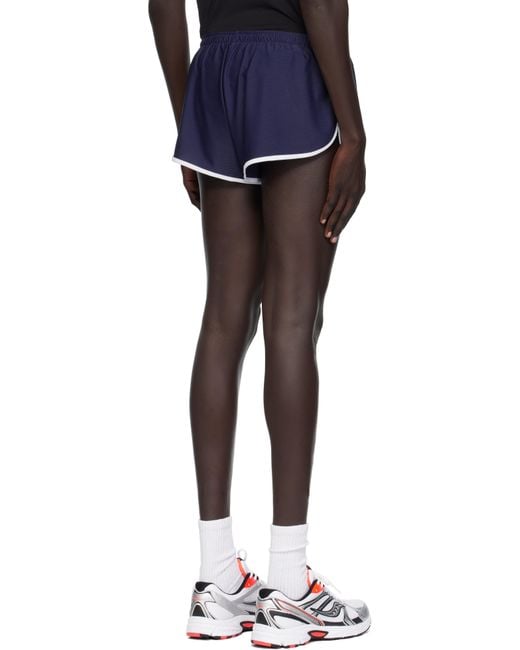 District Vision Blue 2In Mesh Race Shorts for men