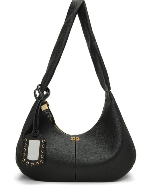Ganni Black Medium Bag
