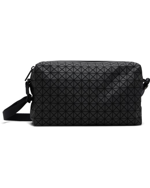 Issey Miyake Black Saddle Shoulder Bag