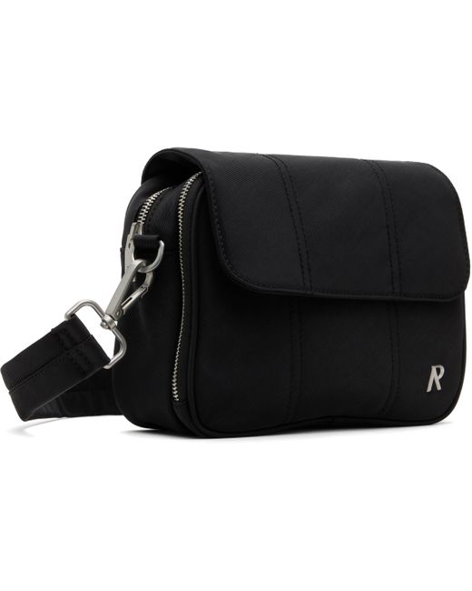 Represent Black Quilted Crossbody Bag for men