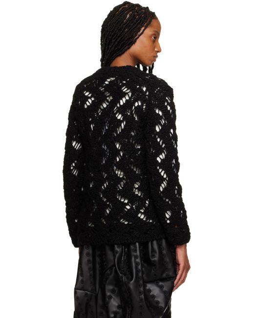 Comme des Garçons Black Crewneck Sweater
