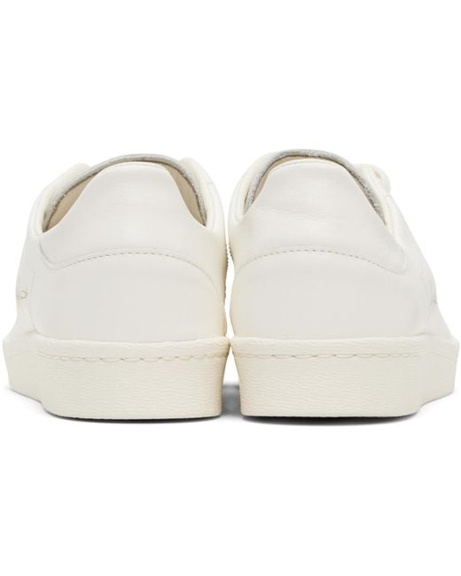 Y-3 White Superstar Sneakers for men